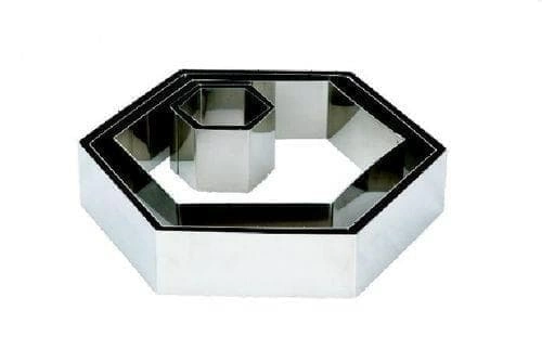 Форма кондитерская "Шестиугольник" 19,5*22см h=5см нерж. MGSteel | CRHN2