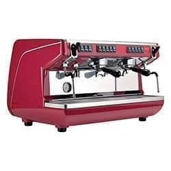 Кофемашина рожковая Nuova Simonelli Appia Life 2Gr V высокие группы, экономайзер, красная