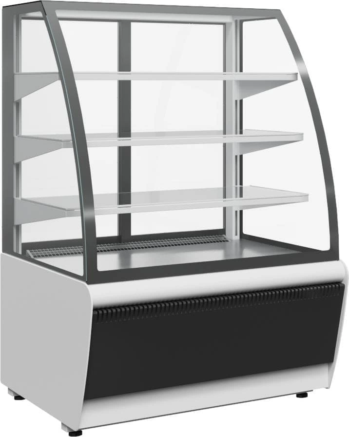 Витрина кондитерская Carboma K70 VV 1,3-1 (ВХСв-1,3д Люкс Техно) 9006-9005
