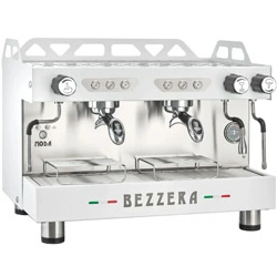 Кофемашина рожковая Bezzera MODA DE 2Gr экономайзер+подсветка, 220/380В, белая
