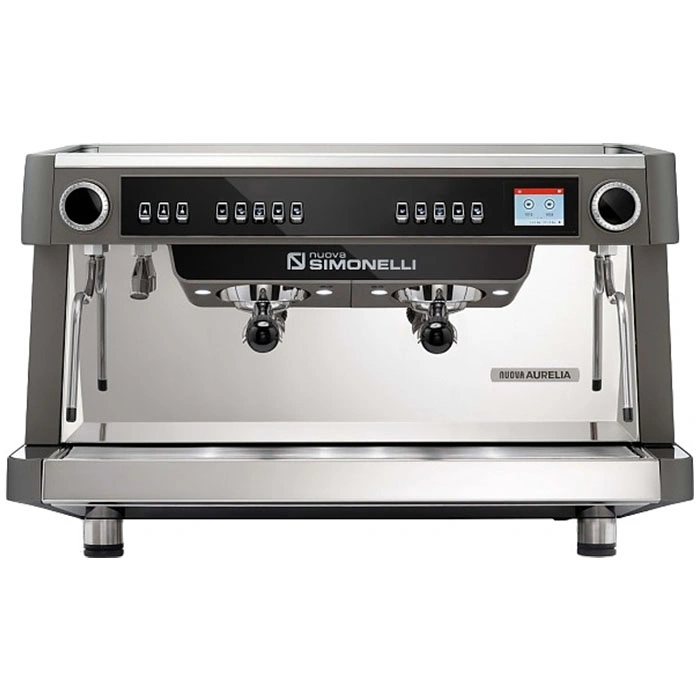Кофемашина Nuova Simonelli Nuova Aurelia VOL XT 2Gr PID+LED+Display+Double wand+E-milk Metallic grey