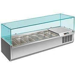 Витрина холодильная для ингредиентов Hurakan HKN-VRX1500/330