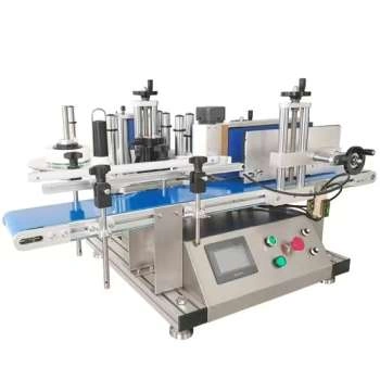 Автоматический этикетировщик для круглой тары с датером Hualian Machinery HLKP-35D