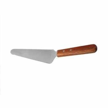 Лопатка 25см изогнутая (12*4см) нерж. узкая, с дерев. ручкой MGSteel | 900W