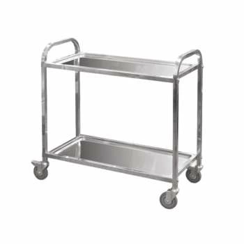 Тележка сервировочная 2-х ярусная 80х45х90см P.L. Proff Cuisine | JQ-ST019M2