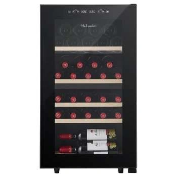 Шкаф винный двухзонный La Sommeliere SLS32DZBLACK