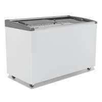 Ларь морозильный Frostor FG 400 E серый V25 (алюминиевая рамка)