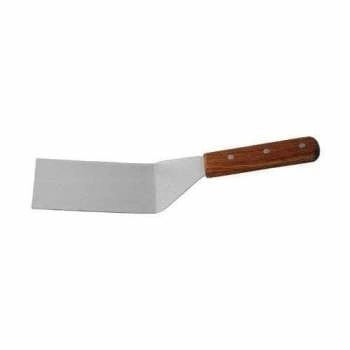 Лопатка 29см изогнутая (11*7см) нерж. широкая с дерев. ручкой MGSteel | 904W