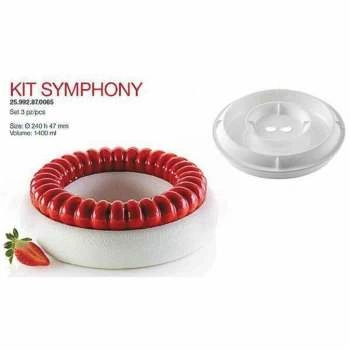 Форма кондитерская KIT SYMPHONY, силикон, 24х4,7см Silikomart | 25.992.87.0065