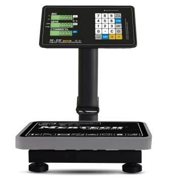 Весы торговые напольные M-ER 333 ACPU-60.20 расчет стоимости LCD