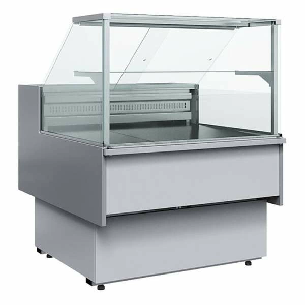 Витрина холодильная Carboma GC110 SV 1,25-1 0011-9006 (статика, с боковинами)