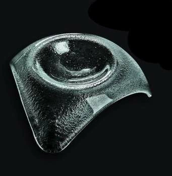 Салатник 120*120мм для сервировки прозрачное стекло 3D Glassware | 1515-1A71-94-004