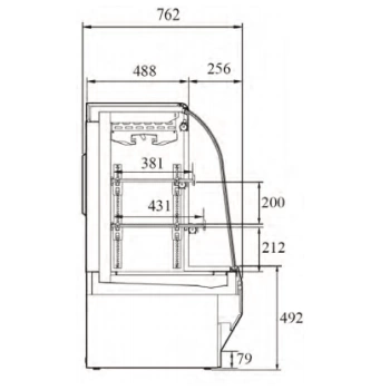 Горка холодильная Turbo Air TCDD-36L