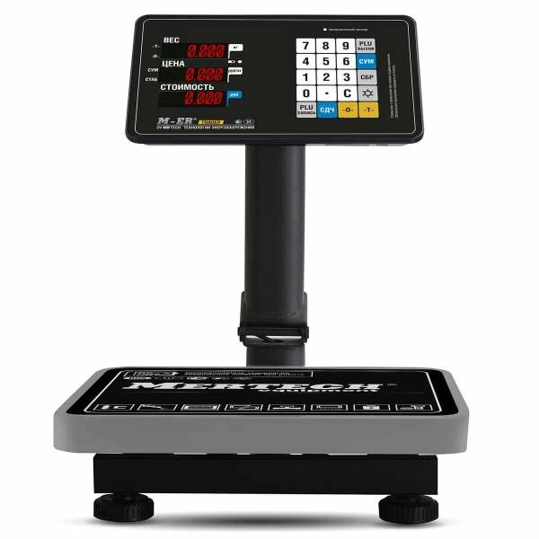 Весы торговые напольные M-ER 333 ACPU-32.5 расчет стоимости LED
