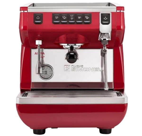 Кофемашина рожковая Nuova Simonelli Appia Life 1Gr V высокая группа, красная