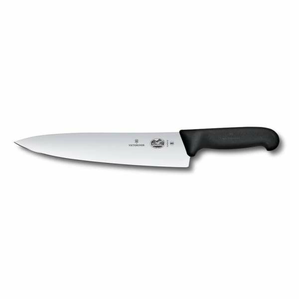 Универсальный нож Fibrox 22см ручка фиброкс черная Victorinox | 5.2003.22