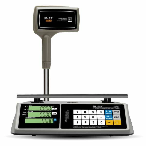 Весы торговые настольные M-ER 328 ACPX-6.1 "TOUCH-M" LCD RS232 и USB
