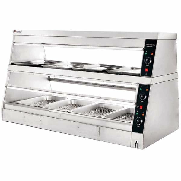 Витрина тепловая Kocateq DH 150EW ECO передаточная, двухъярусная, с подсветкой