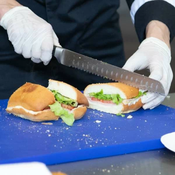 Доска разделочная 600х400х18 мм красный пластик