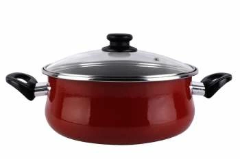 Кастрюля низкая Vitrinor Authentique Burgundy 26
