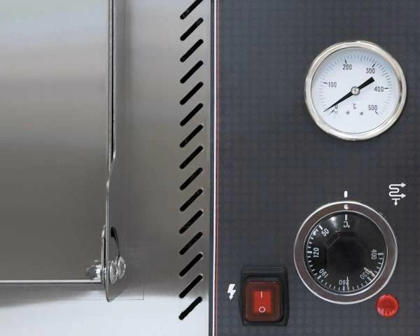 Печь для пиццы Luxstahl ПЭП-2 со стеклом