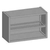 Полка навесная открытая Restoinox ПНО-Т-6/4