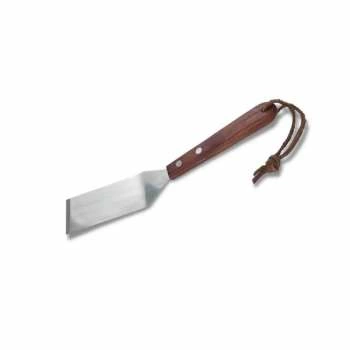 Лопатка 20,5см изогнутая (9,5*4см) нерж. узкая, с дерев. ручкой MGSteel | 898W