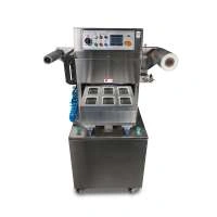 Полуавтоматический запайщик лотков Hualian Machinery HVT-550M/6 (нерж )