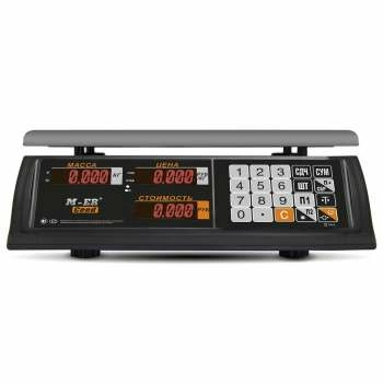 Весы торговые настольные M-ER 327 AC-32.5 "Ceed" LED Черные