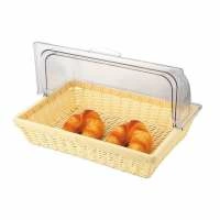 Корзина для хлеба и выкладки 41х28см h8,5см с откидной крышкой ротанг P.L. Proff Cuisine | CX5022