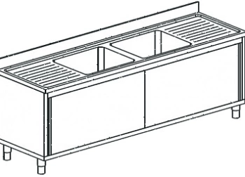 Ванна моечная Apach Chef Line L2S247-652WSD