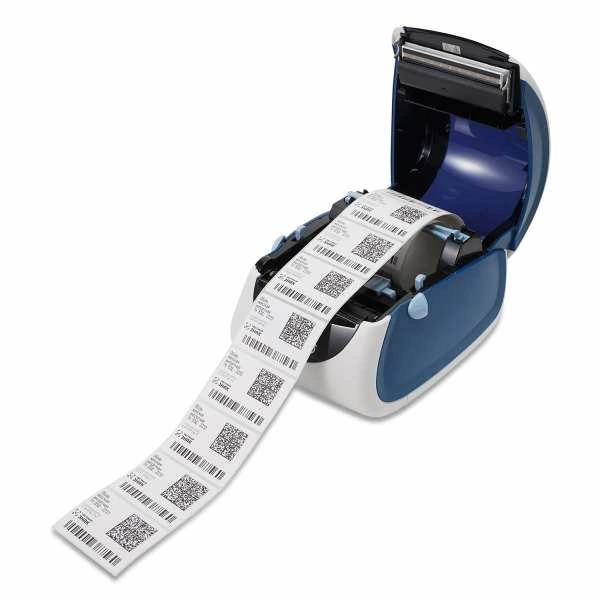 Термопринтер липких этикеток MPRINT LP80 EVA RS232-USB Белые & blue