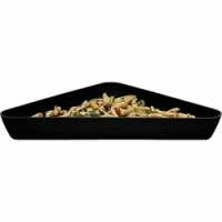 Салатник треугольный Cambro SFT1515 110 черный 38х50,8см