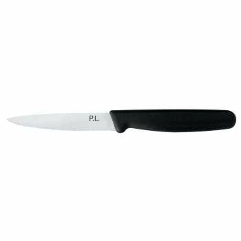 Нож PRO-Line для нарезки, волнист лезвие 10см пластик черная ручка  P.L. Proff Cuisine | KB06-100SYD