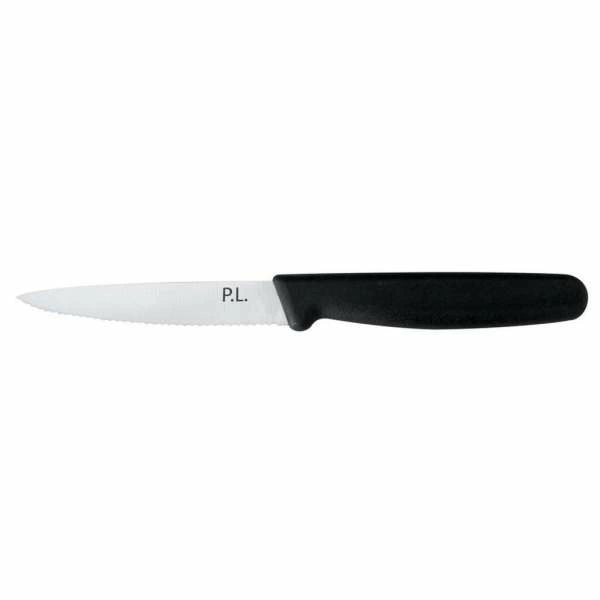 Нож PRO-Line для нарезки, волнист лезвие 10см пластик черная ручка  P.L. Proff Cuisine | KB06-100SYD
