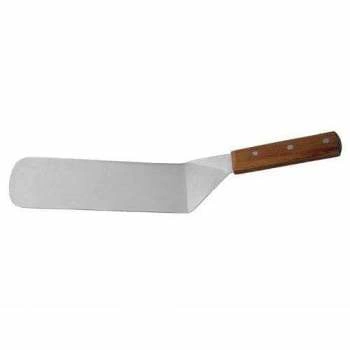 Лопатка 36см изогнутая (19*7см) нерж. широкая с дерев. ручкой MGSteel | 907W