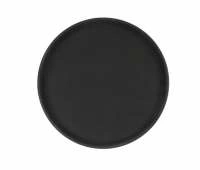 Поднос прорезиненный CuisinAid CD-RT16B 400х25мм круглый черный