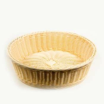 Корзина для хлеба и выкладки 40см h11см круглая ротанг P.L. Proff Cuisine | JD-P2206