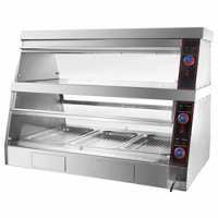 Витрина тепловая Kocateq DH 120EW ECO передаточная, двухъярусная, с подсветкой