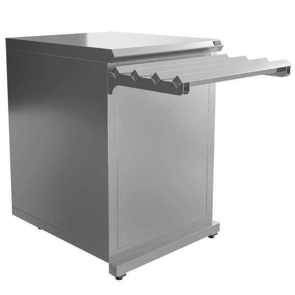 Прилавок нейтральный Luxstahl ПН-600 Premium (нерж)