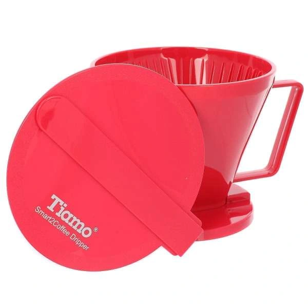 Воронка пластиковая иммерсионная Tiamo SMART2COFFEE HG5569R, красный