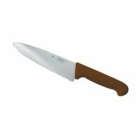 Нож PRO-Line поварской, корич пластик ручка, волнист лезвие 25см  P.L. Proff Cuisine | KB-7501-250S