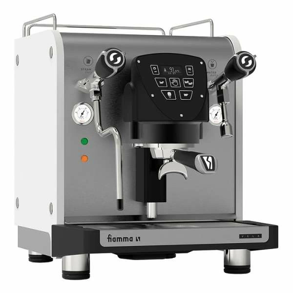Кофемашина рожковая мультибойлерная Fiamma Vela 9 Bar Black 1Gr автомат (2.0.044.0000)