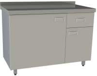 Барная станция для кофемашин Restoinox БСНКРЯ-8/7-БП