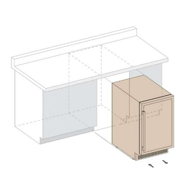 Шкаф винный Dunavox DAUF-40.138B