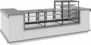 Витрина кондитерская Carboma KC71-130 VV 0,9-1 BUILT-IN 9005