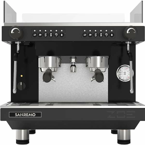 Кофемашина Sanremo Zoe Kompact SED+TVC 2Gr автомат, высокие группы, черная