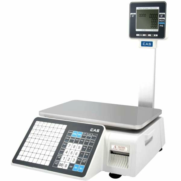 Весы торговые с печатью этикеток CAS CL3000J-30P