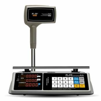 Весы торговые настольные M-ER 328 ACPX-6.1 "TOUCH-M" LED RS232 и USB
