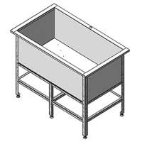 Ванна котломоечная Assum ВКС-С-1/400/900 (1000х500х850)